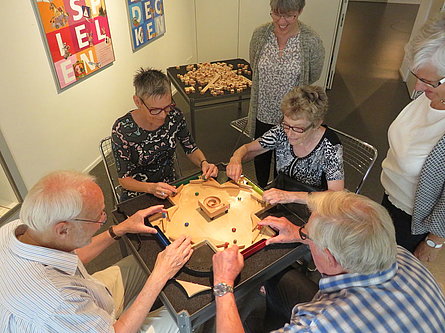 ... e cimentarsi con giochi di abilità e destrezza...