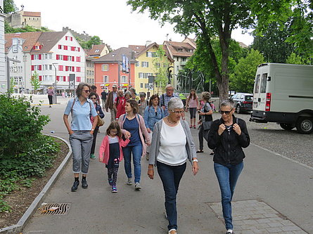 Giunti a Baden ci incamminiamo verso il Kindermuseum... 